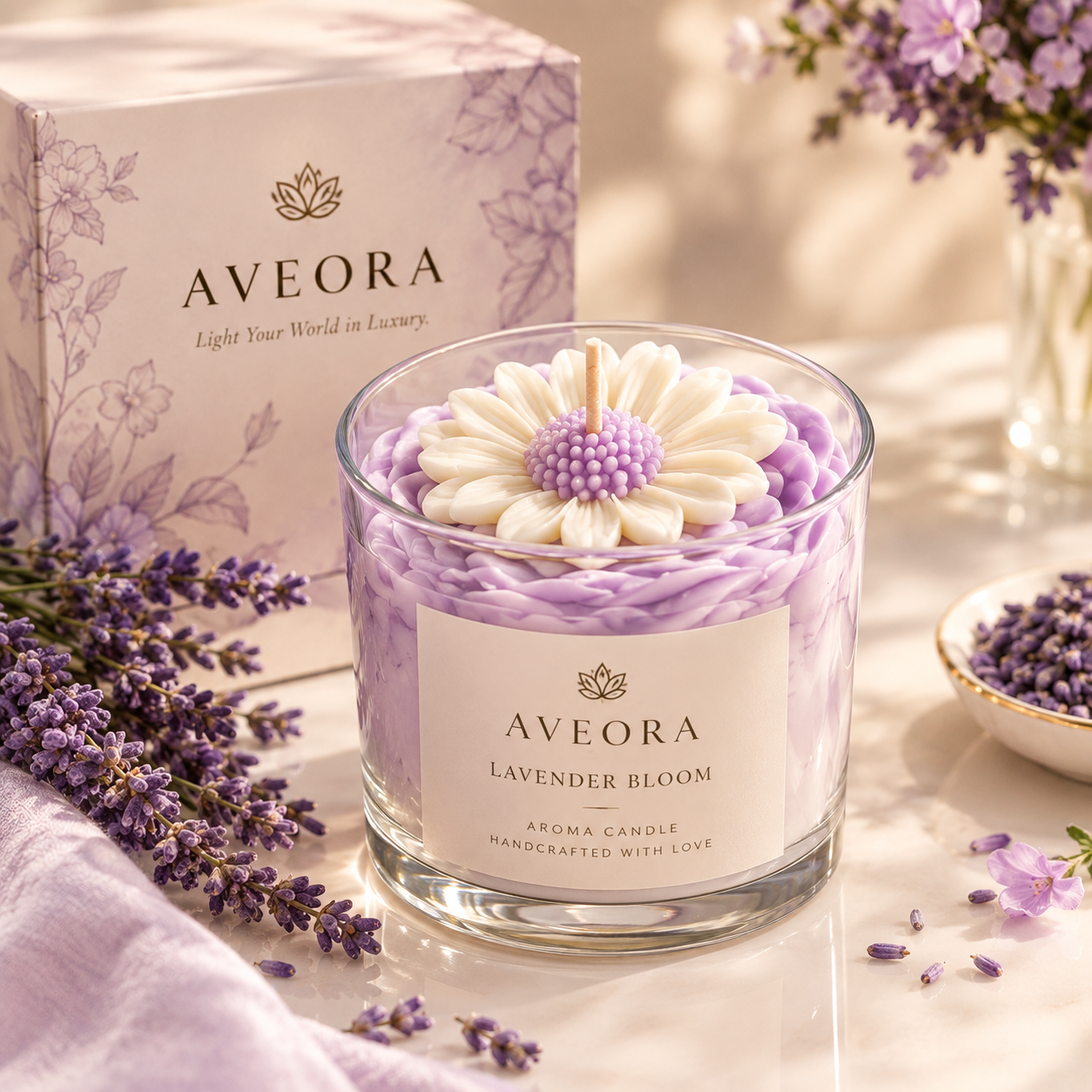 LAVENDER BLOOM  CANDLE
